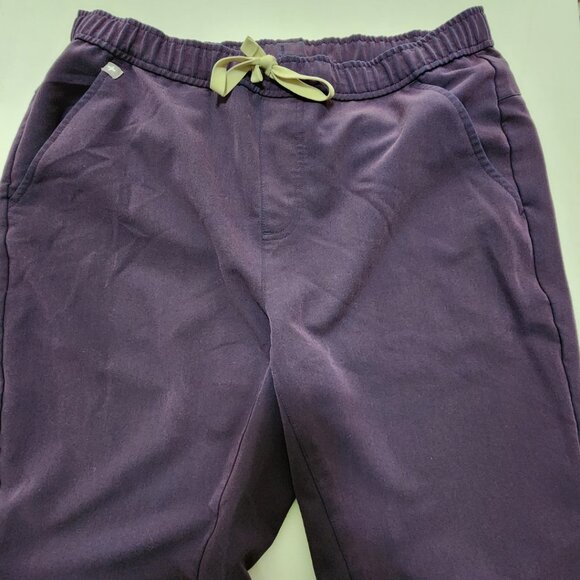 Figs Purple Mid Rise Tansen Jogger Scrub Pants - Picture 3 of 5